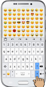 اسکرین شات 1 برنامه Emoji Keyboard