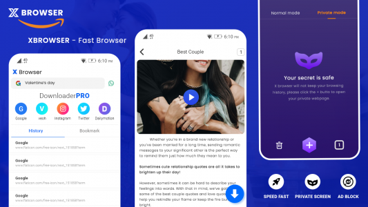 اسکرین شات برنامه xBrowser - Video Downloader 1