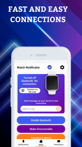 اسکرین شات برنامه Smart Watch app - BT notifier 1