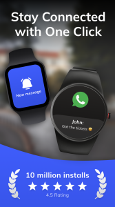 اسکرین شات 1 برنامه Smart Watch app - BT Notifier