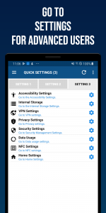 اسکرین شات برنامه Smart Quick Settings 3