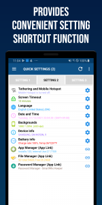 اسکرین شات برنامه Smart Quick Settings 2