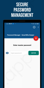 اسکرین شات برنامه SmartWho Password Manager 1