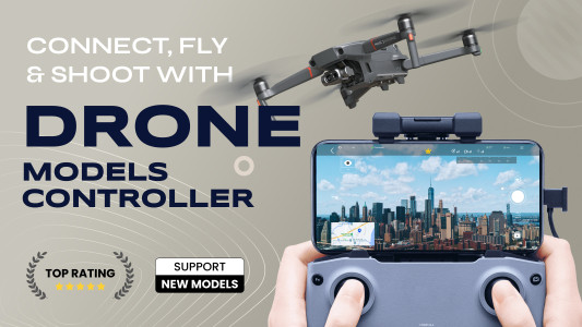 اسکرین شات 1 برنامه Go Fly Drone models controller
