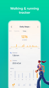 اسکرین شات برنامه Fitness Band - Fitness Tracker 2