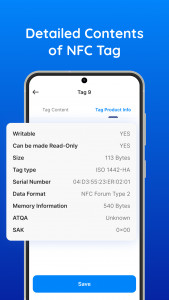 اسکرین شات 2 برنامه NFC Tags: Card Reader & Writer