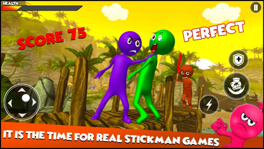 اسکرین شات 3 بازی Stickman Hero Fighting Games