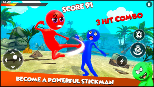 اسکرین شات 1 بازی Stickman Hero Fighting Games