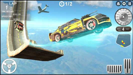 اسکرین شات برنامه Impossible GT Racing Car Stunt - Ramp Car Stunts 3
