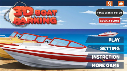 اسکرین شات بازی 3D Boat Parking 1