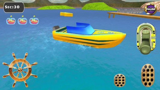 اسکرین شات بازی 3D Boat Parking 5