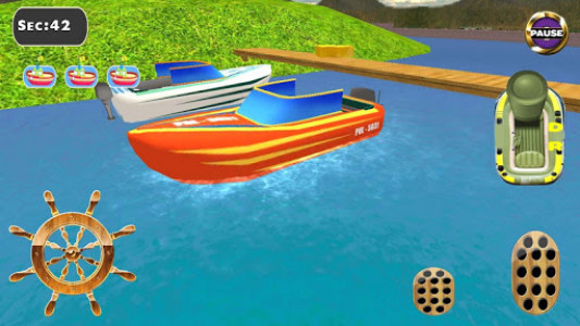 اسکرین شات بازی 3D Boat Parking 4