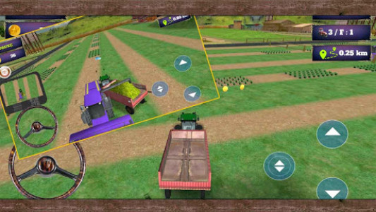 اسکرین شات بازی Tractor Harvester Simulator 4