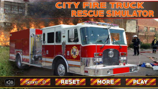 اسکرین شات بازی Fire Truck Rescue Simulator 1