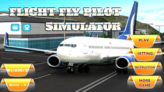 اسکرین شات بازی Flight Fly Pilot Simulator 1