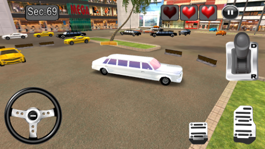 اسکرین شات بازی 3D LIMOUSINE CAR PARKING 3