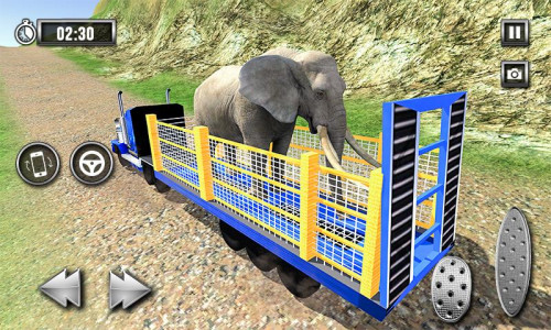 اسکرین شات بازی Wild Animal Zoo Transporter 3D 3