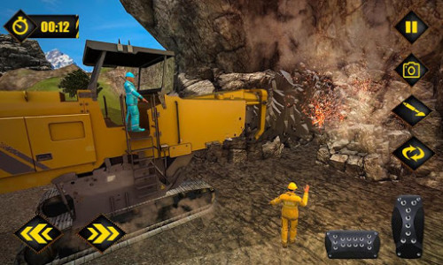 اسکرین شات بازی Gold Mine Construction Zone 3D 1