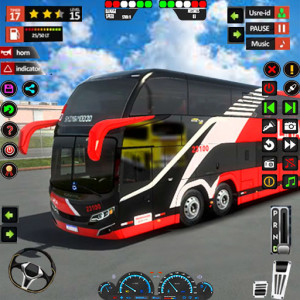 اسکرین شات بازی US Coach Bus Driving Game 2024 1