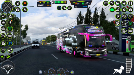 اسکرین شات بازی US Coach Bus Driving Game 2024 8
