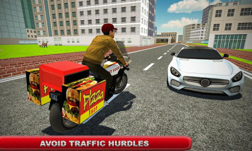 اسکرین شات بازی Virtual Moto Bike Delivery Boy: Pizza Car Driver 3