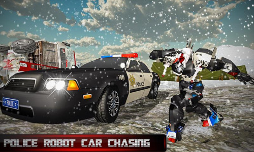 اسکرین شات بازی US Police Transform Robot Car 1