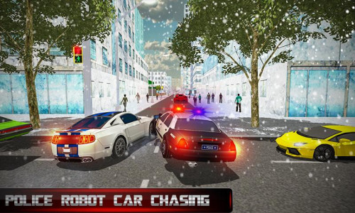 اسکرین شات بازی US Police Transform Robot Car 3