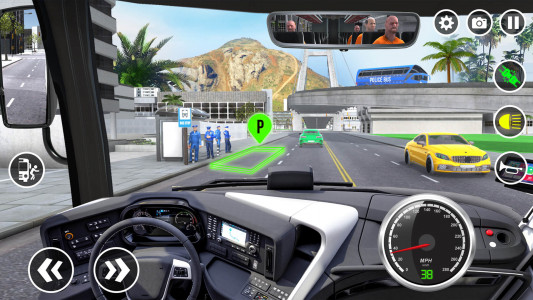 اسکرین شات بازی Bus Simulator 3D Police Games 1