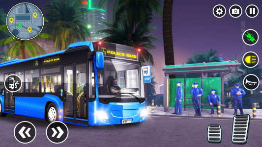 اسکرین شات بازی Bus Simulator 3D Police Games 6