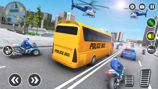 اسکرین شات بازی Bus Simulator 3D Police Games 3
