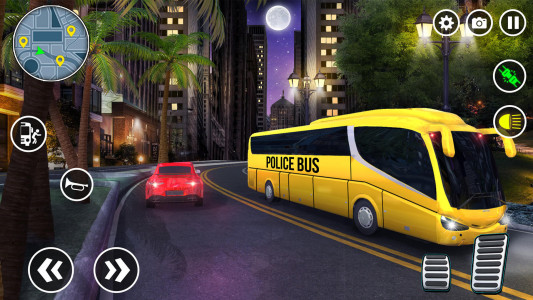 اسکرین شات بازی Bus Simulator 3D Police Games 5