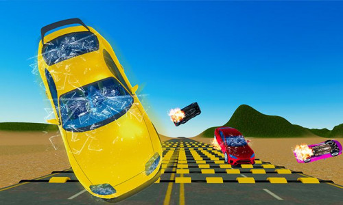 اسکرین شات 4 بازی Car Crash: Car Driving Test 3D