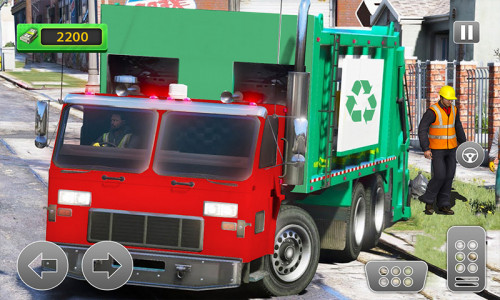 اسکرین شات بازی Road Sweeper Garbage Truck Sim 5