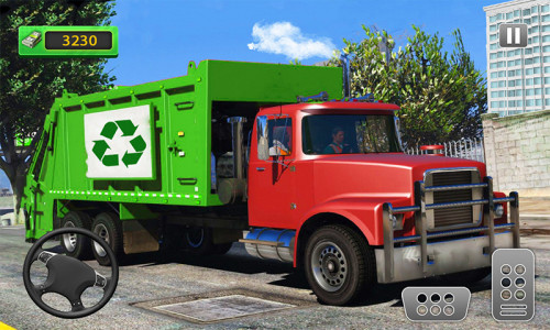 اسکرین شات بازی Road Sweeper Garbage Truck Sim 3