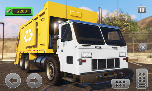 اسکرین شات بازی Road Sweeper Garbage Truck Sim 1