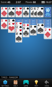 اسکرین شات بازی Solitaire 5