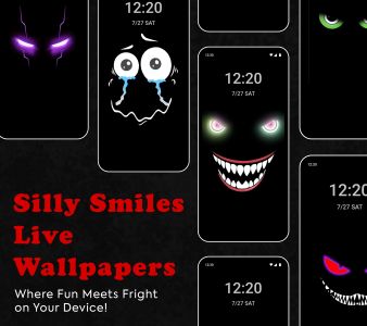 اسکرین شات برنامه Silly Smiles Live Wallpapers 1