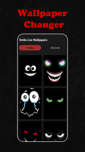 اسکرین شات برنامه Silly Smiles Live Wallpapers 3