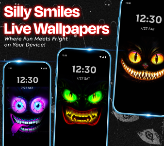 اسکرین شات برنامه Silly Smiles Live Wallpapers 1