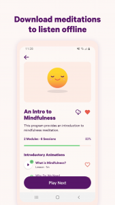 اسکرین شات برنامه Smiling Mind: Meditation App 6