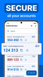 اسکرین شات برنامه Authenticator 3