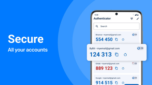 اسکرین شات برنامه Authenticator 8