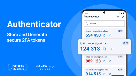 اسکرین شات برنامه Authenticator 5