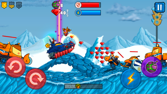 اسکرین شات 8 بازی Car Eats Car 3 Hill Climb Race