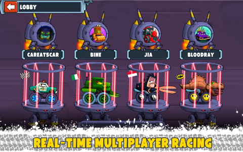 اسکرین شات 2 بازی Car Eats Car Multiplayer Race