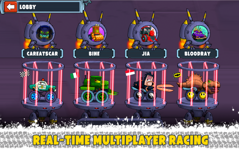اسکرین شات بازی Car Eats Car Multiplayer Race 2