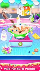 اسکرین شات بازی Unicorn Ice cream Pop game 5