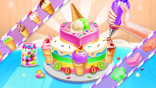 اسکرین شات برنامه Sweet Bakery - Girls Cake Game 6