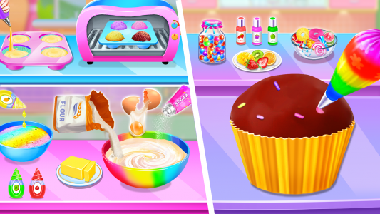 اسکرین شات برنامه Sweet Bakery - Girls Cake Game 4