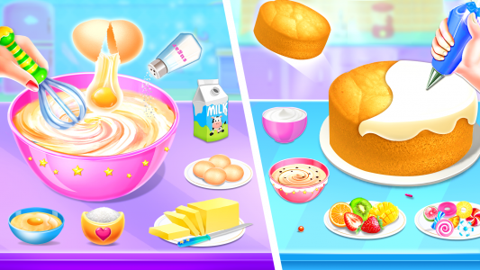 اسکرین شات برنامه Cake Maker - Cooking Cake Game 3